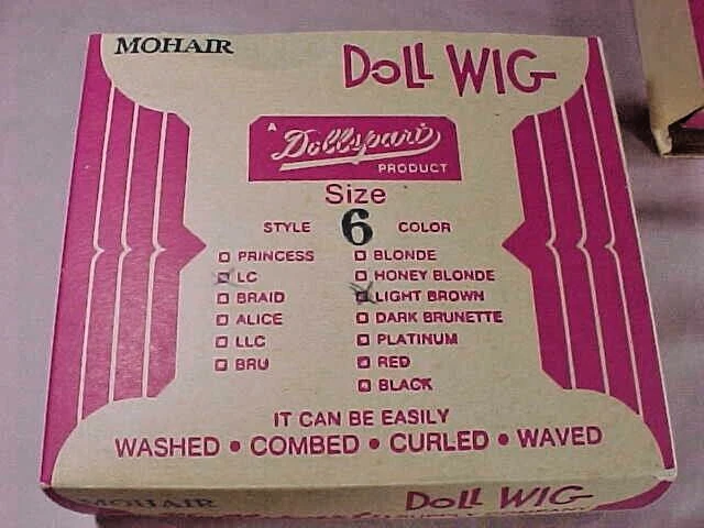 2 Doll Wigs Size 6 Dollspart - Image 2 of 4