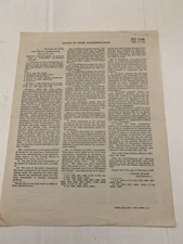 WWII 1945 Office Of Price Administration OPA Retailer Instruction SO 106