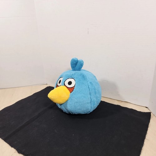 Commonwealth 2010 Angry Birds Large 8" Blue Jay Bird Plush Toy Retired No Sound - Picture 3 of 17