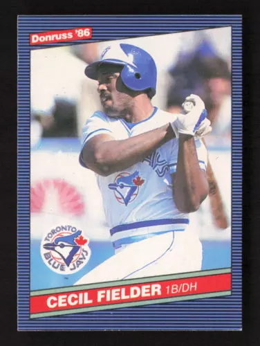 Cecil Fielder 1986 Donruss #512 Toronto Blue Jays MLB