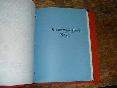 Kubota BX24 Tractor Loader Backhoe Electrical Wiring Diagram Manual | eBay