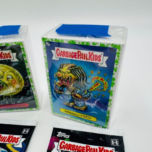 Garbage Pail Kids InterGOOlactic Mayhem 200-Card Green Parallel Set w/ Wrappers - Picture 3 of 5