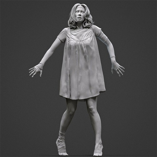 Laurie Horror Film 1/8 1/6 3D Print Model Kit Unpainted Unassembled GK - Picture 7 of 10