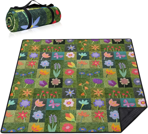 Extra Large Picnic Blankets Waterproof Foldable (80 "X 80") Beach Blanket Waterp - Picture 9 of 12