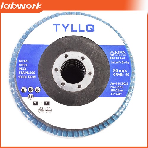 10/50pcs 115mm Flap Disc 40 60 80 100 120 Grit Zirconia Grinding Sanding Wheel - Picture 2 of 12