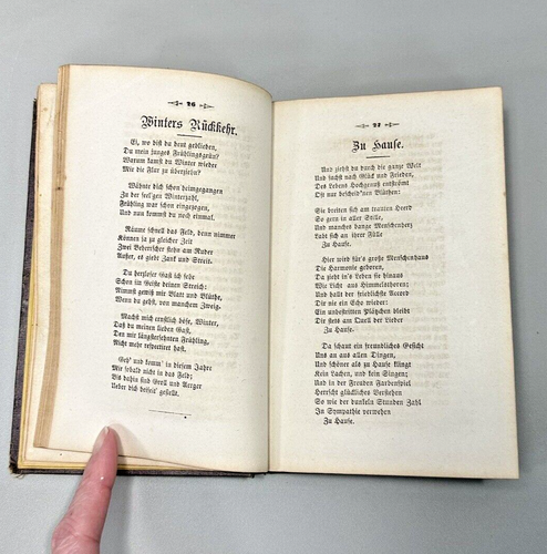 Harmonien by Marianne Kuhnhold German Poetry Book 1869 First Edition Original - Picture 8 of 18