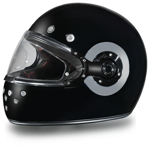 Daytona Helmets DOT Approved Helmet Daytona Retro Accents Motorcycle Helmet - Picture 8 of 15