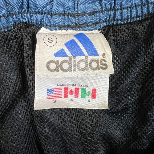 Vintage Adidas Trainingshose Herren klein blau Cargo Outdoor Sport Gym 90s Jogger - Bild 8 von 9