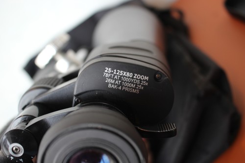 Barska 25-125x80 Gladiator Long Distance Viewing Zoom Binoculars - Picture 3 of 13