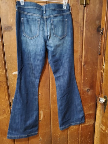 Old Navy Jeans 10 Regular Wide Leg Low Rise Dark Stretch NWT - Picture 3 of 3