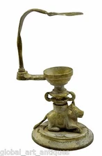 Antique Indian Brass Beautiful God Water/Milk Worshiping Item. G53-39 