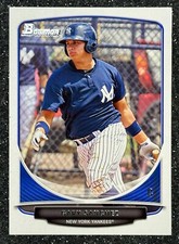 2013 Bowman Top Prospects Gary Sánchez #TP-31 New York Yankees (Silver Slugger)