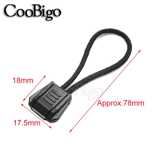 Gemischte Farben 3" Zipper Pull 2mm Paracord Rucksack Outdoor Camping Wandern Reisen - Bild 5 von 15