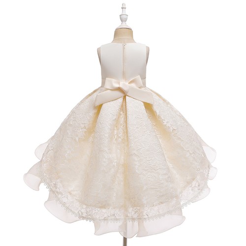 Flower Girls Dress Princess Party Pageant Wedding Christmas Prom Tulle Maxi Gown - Picture 29 of 68
