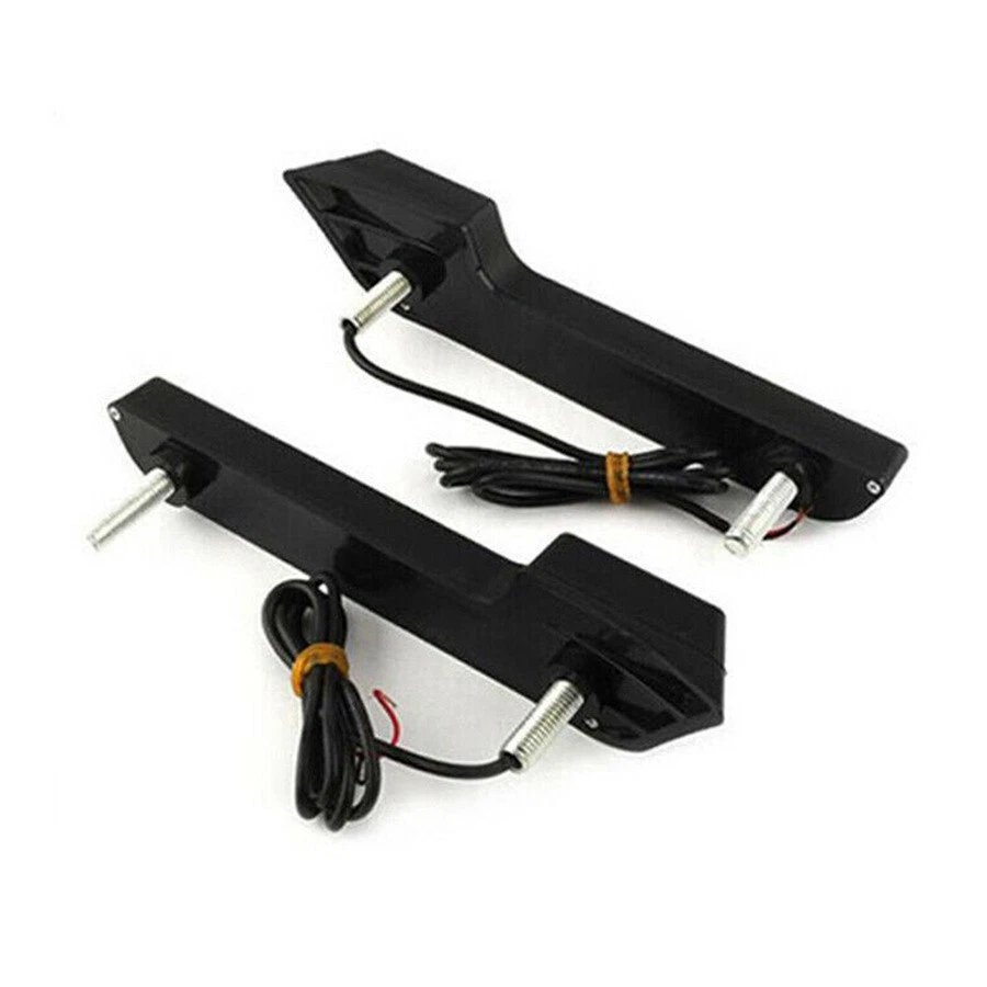 1 par de luces antiniebla diurnas para parachoques delantero de coche en forma de L 6 LED blancas Foto 4 de 4