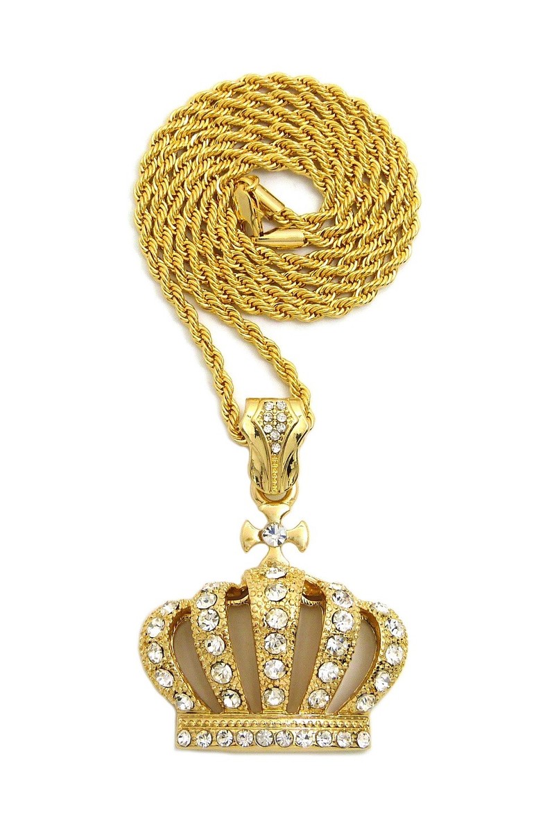 NEW CROWN PENDANT & 24 NEW CROWN PENDANT & 24
