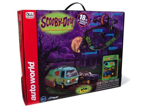 Auto World #SRS338 ¡Scooby-Doo! Juego de coches tragamonedas Meets Batman & Robin escala HO - Imagen 1 de 1