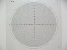 Optical Comparator Chart For Profile Projector Overlay Chart NO 13