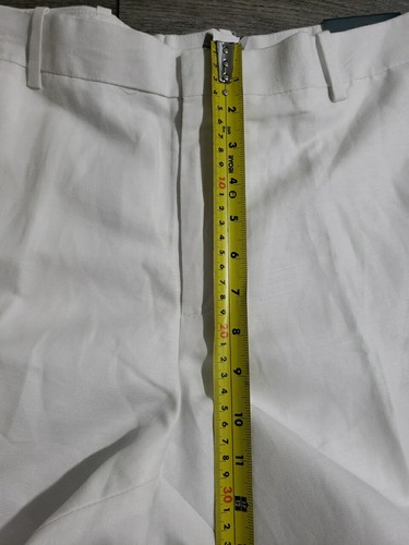 Perry Ellis Men's Essentials Linen Dress Pant Modern Fit Solid 36×30 W37.5 L29.5 - Picture 3 of 8