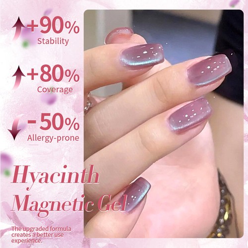 BORN PRETTY 10ml Cat Magnetic Hyacinth Gel Shine Soak Off UV Gel Nail Polish DIY - Picture 8 of 18