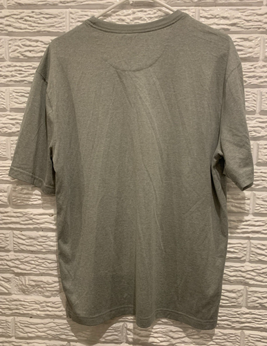 Duluth Trading Men’s T-Shirt Size M Light Gray Short Sleeve Crew Neck Polyester - Picture 2 of 7
