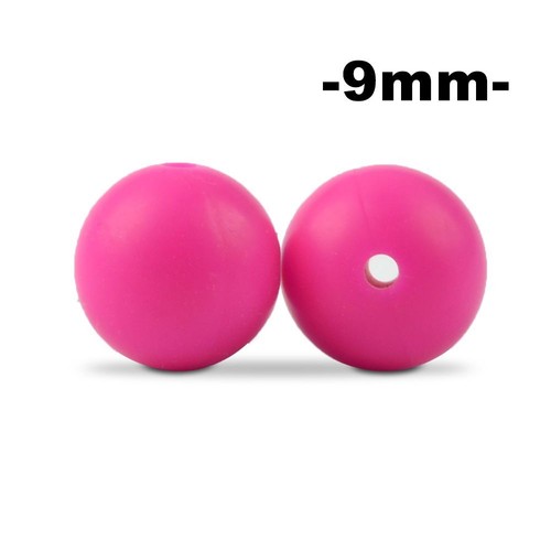 Round Loose Beads -9MM Silicone DIY Necklace Bead BPA Free Accessory 100PCS/Lot - Picture 35 of 44