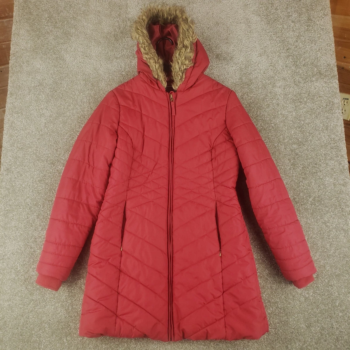 Women's below zero hooded winter shop coat