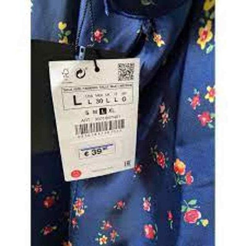 ZARA Floral Print Dress Large NWT 3501/401 - Picture 5 of 6
