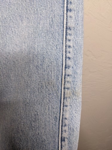 Levis Damen 27 Light Wash Wedgie Straight Destroyed Button Fly Jeans - Bild 10 von 12