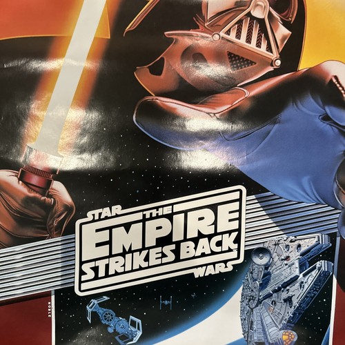 Star Wars: The Empire Strikes Back 1990 10th Anniversary Movie Poster 27x41 A - Imagen 7 de 16