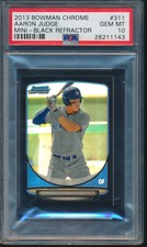 PSA 10 AARON JUDGE 2013 Bowman Chrome Mini BLACK REFRACTOR/25 Rookie RC GEM MINT