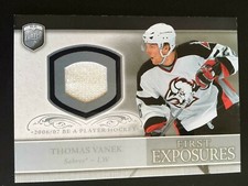 2006-07 Upper Deck BAP Portraits First Exposures Jersey Thomas Vanek ÖSTERREICH