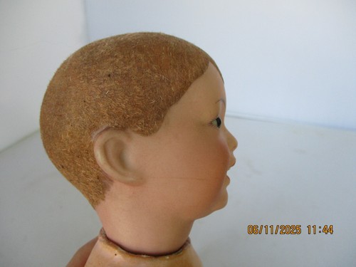 13" Antique SFBJ French Doll Model 235 With Flocked Hair - Picture 5 of 11