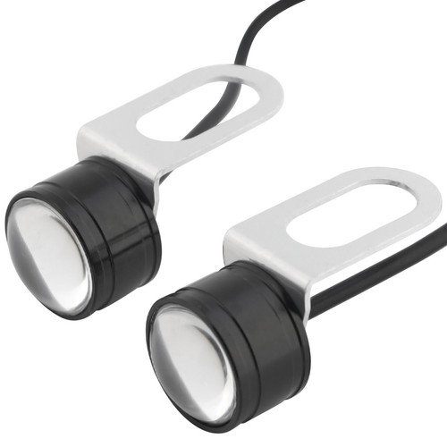 4x LED Motorrad Scheinwerfer Zusatzscheinwerfer Nebelscheinwerfer Tagfahrlicht - Bild 8 von 10