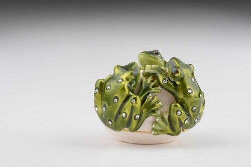 Cofanetto per rana e scoiattolo realizzato a mano da Keren Kopal e... - Picture 5 of 12