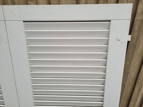 Fensterladen - Holz - gebraucht - Höhe 126 cm - Breite 60 cm - Bild 13 von 23