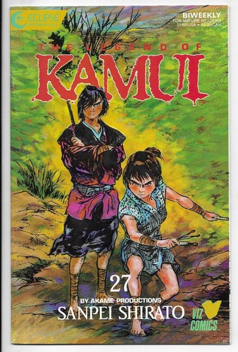 Legend of Kamui #18 20 21 23 24 25 26 27 ECLIPSE COMIC BOOK LOT Sanpei Shirato - Picture 15 of 16