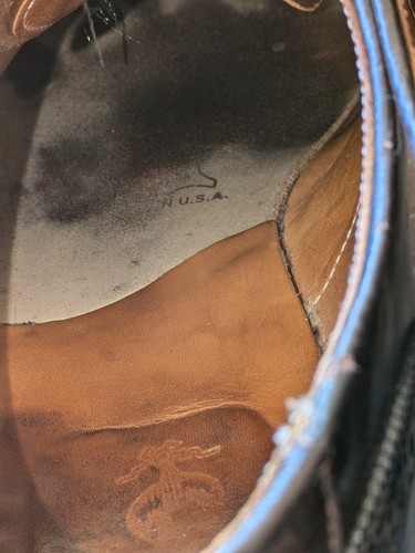 Alden A764 Color #8 Shell Cordavan Wingtip for Brooks brothers Size 9.5 D resole - Picture 11 of 20
