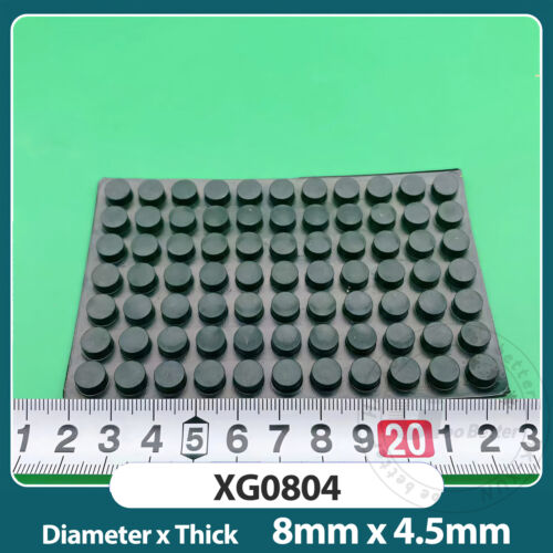 PIES DE GOMA NEGROS Grandes AUTOADHESIVOS Parachoques Silicona Almohadillas para Muebles - Imagen 15 de 46