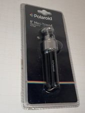 Polaroid PLTR18 8" Heavy Duty Mini Tripod With 360  Pan 90  Tilt For Cameras NEW