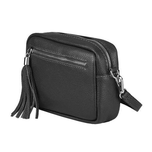 ITALy DAMEN LEDER TASCHE Schultertasche Cross-Over Fransen Umhängetasche Bodybag - Bild 33 von 124