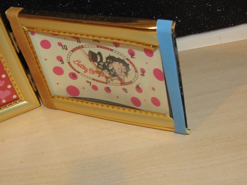 Betty Boop Clock & 3" X 5" Picture Frame Horizontal with Clock with box Works - Picture 4 of 6