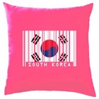 South Korea Barcode Flag - Cushion - Korean Country Love Live