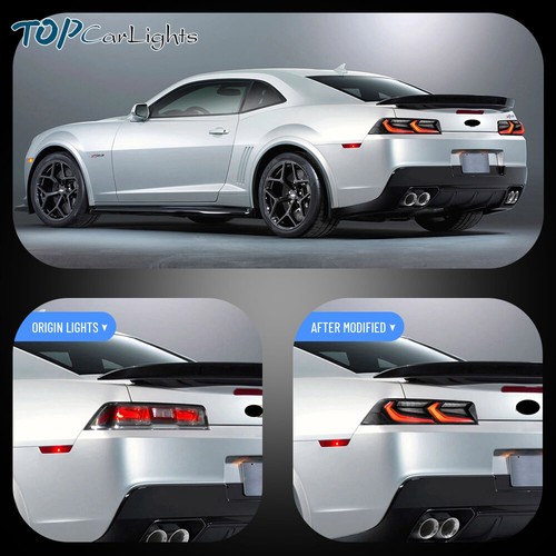 Faros LED VLAND RGB estilo + luces traseras para Chevrolet Chevy Camaro 2014-15 - Imagen 19 de 22