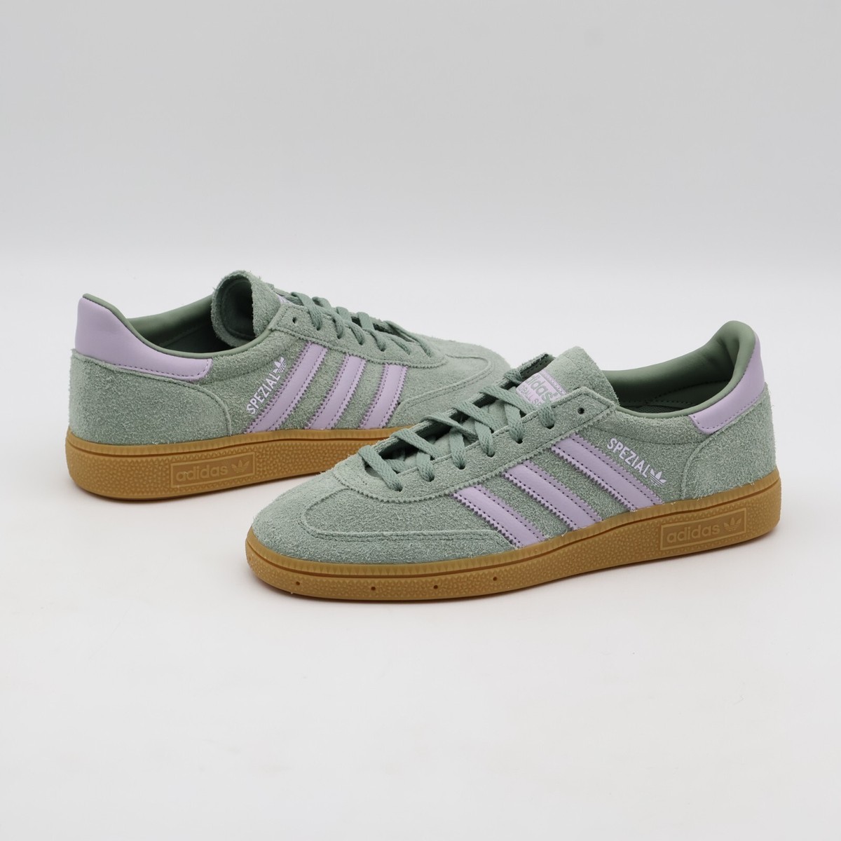 JS2857 adidas Originals Handball Spezial Silver Green Silver