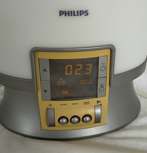 Philips HF3463 Wake-Up Digital Sunrise Alarm Clock SAD Lamp with nature sounds - Picture 3 of 14