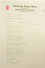 1933 Lamson Goodnow Keystone Emery Mills Frankford Philadelphia Ephemera L969E