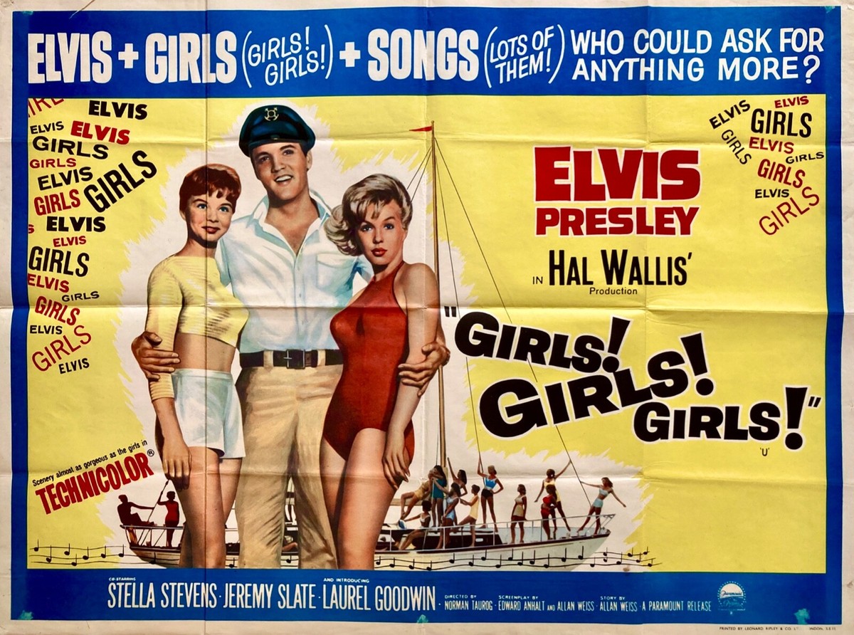 Elvis Presley Girls! Girls! Girls! UK 英盤 Elvis Presley – Girls! Girls! Girls! – Vinyl (LP, Album