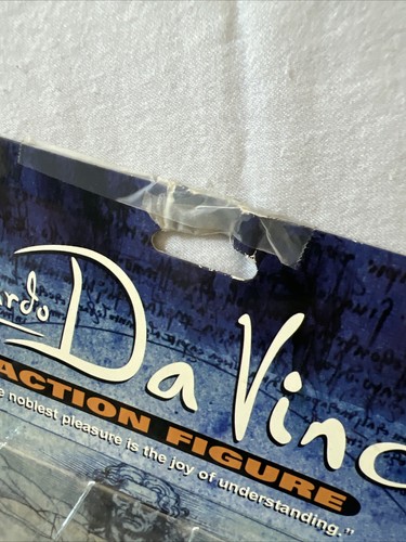 Accoutrements Leonardo Da Vinci Action Figure Item Factory Sealed RARE 2005 NRFB - Picture 3 of 4
