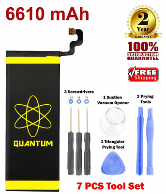 Quantum 6610mAh Extended Slim Battery For Samsung Galaxy Note 5 with Free Tools